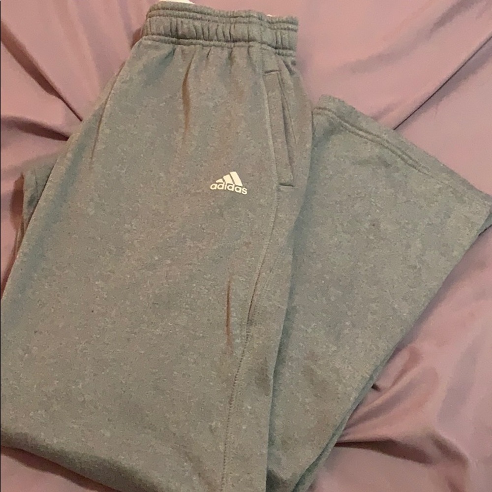 Adidas- Grey sweatpants